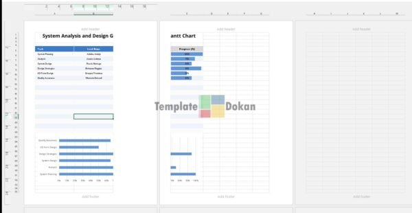 System Analysis And Design Gantt Chart